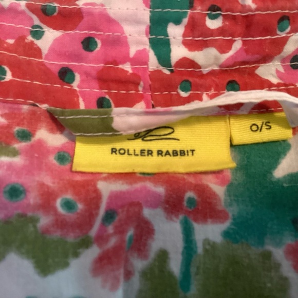 Roller Rabbit Pink Floral Robe O/S - Picture 3 of 8